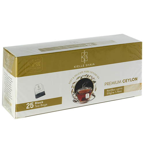 KIELLE SHALA черный чай в пакетиках 25 шт PREMIUM CEYLON