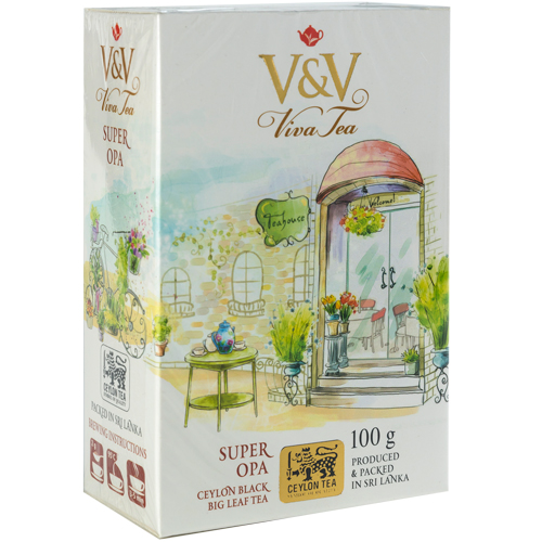 V&V VIVA TEA черный чай 100 гр SUPER OPA