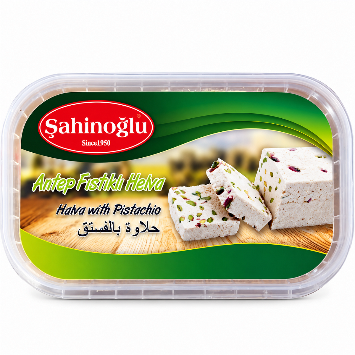 SAHINOGLU Кунжутная халва 250 г с фисташками