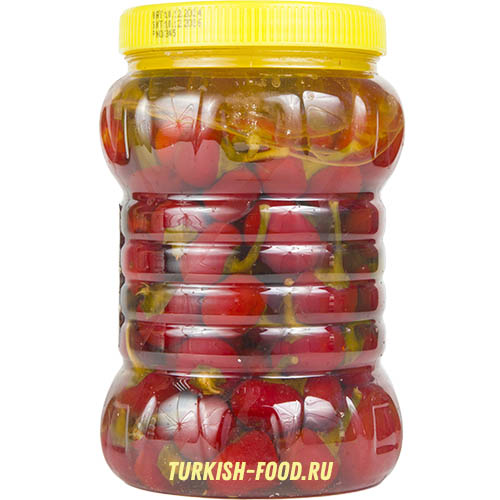 AYSAN Маринованные острые перцы "черри" 1400 гр (KIRAZ BIBER TURSUSU 1/9)