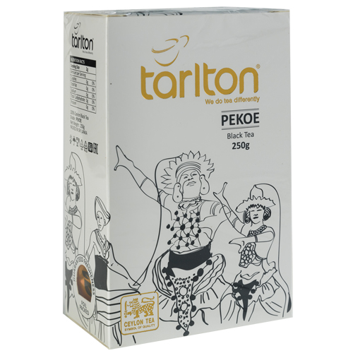 TARLTON черный чай 250 гр Пекое (PEKOE BLACK TEA)