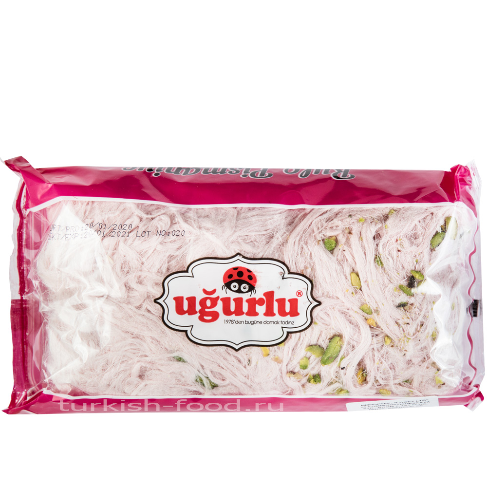 UGURLU Пишмание роллы со вкусом граната с фисташками 220 гр, мягкая упаковка