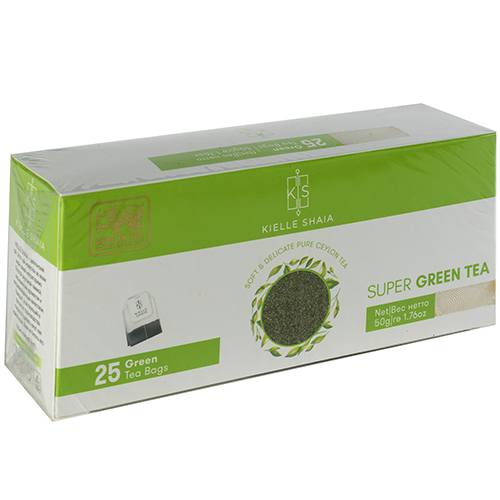KIELLE SHALA зеленый чай в пакетах 25 шт SUPER GREEN TEA