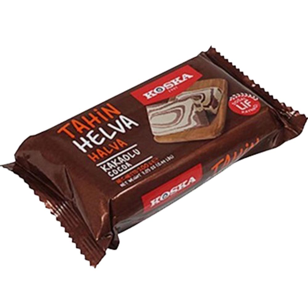 Кунжутная халва 200 гр с какао KOSKA