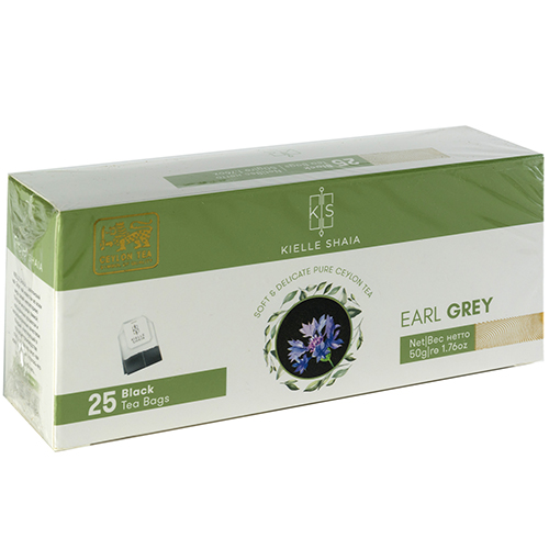 KIELLE SHALA черный чай в пакетиках 25 шт EARL GREY