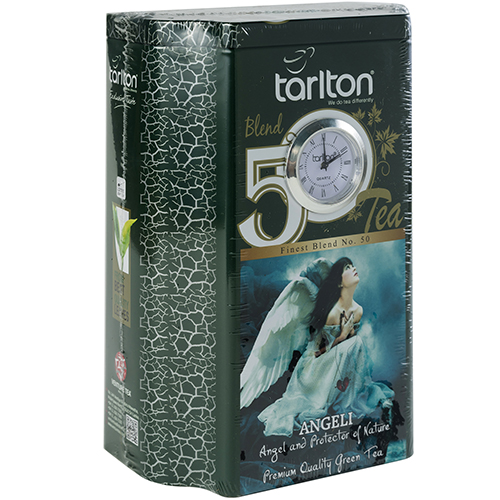 TARLTON 50 ж\б часы 200 гр зеленый чай "Ангел" (ANGELI PREMIUM QUALITY GREEN TEA)
