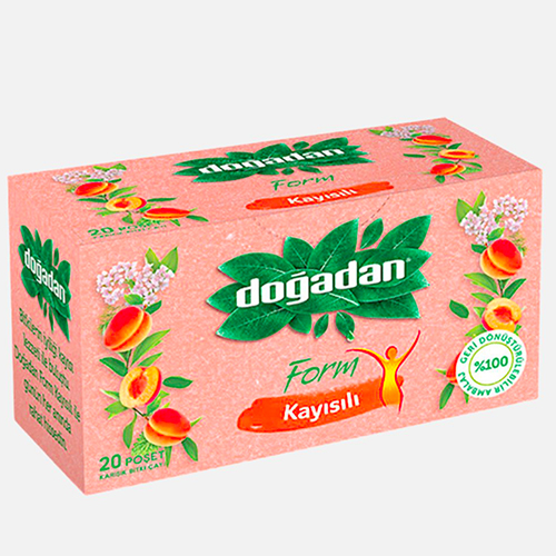 DOGADAN FORM чай с абрикосом 20 пакетиков