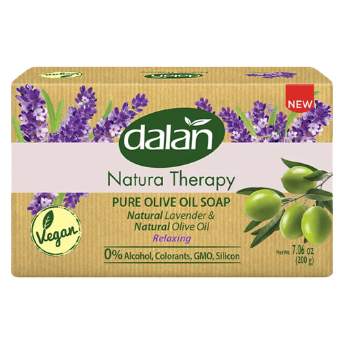 DALAN NATURA THERAPY Мыло натуральное "Лаванда и Оливковое Масло" 200гр