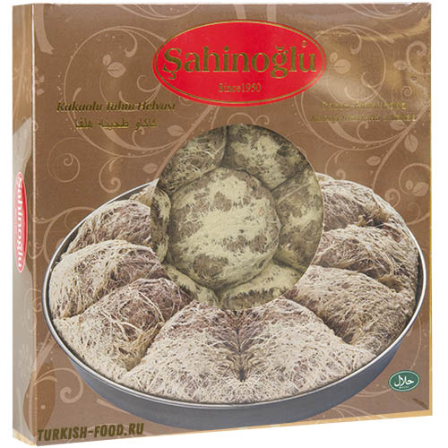 SAHINOGLU Кунжутная халва 350 гр с какао