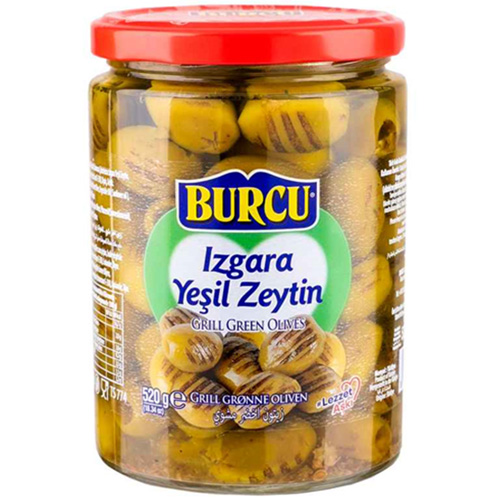 BURCU Оливки на гриле в масле 520 гр