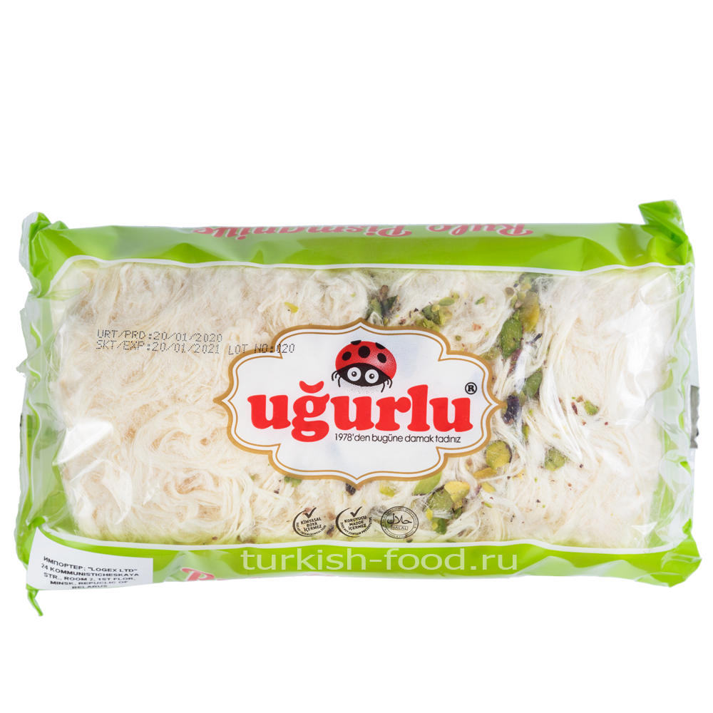 UGURLU Пишмание роллы с фисташками 220 гр, мягкая упаковка