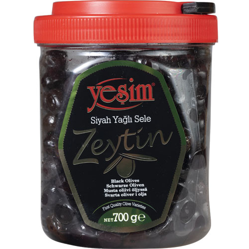 YESIM Вяленые маслины, классические, сочные 700 гр, калибровка XS/2XS (321-380 шт/кг)