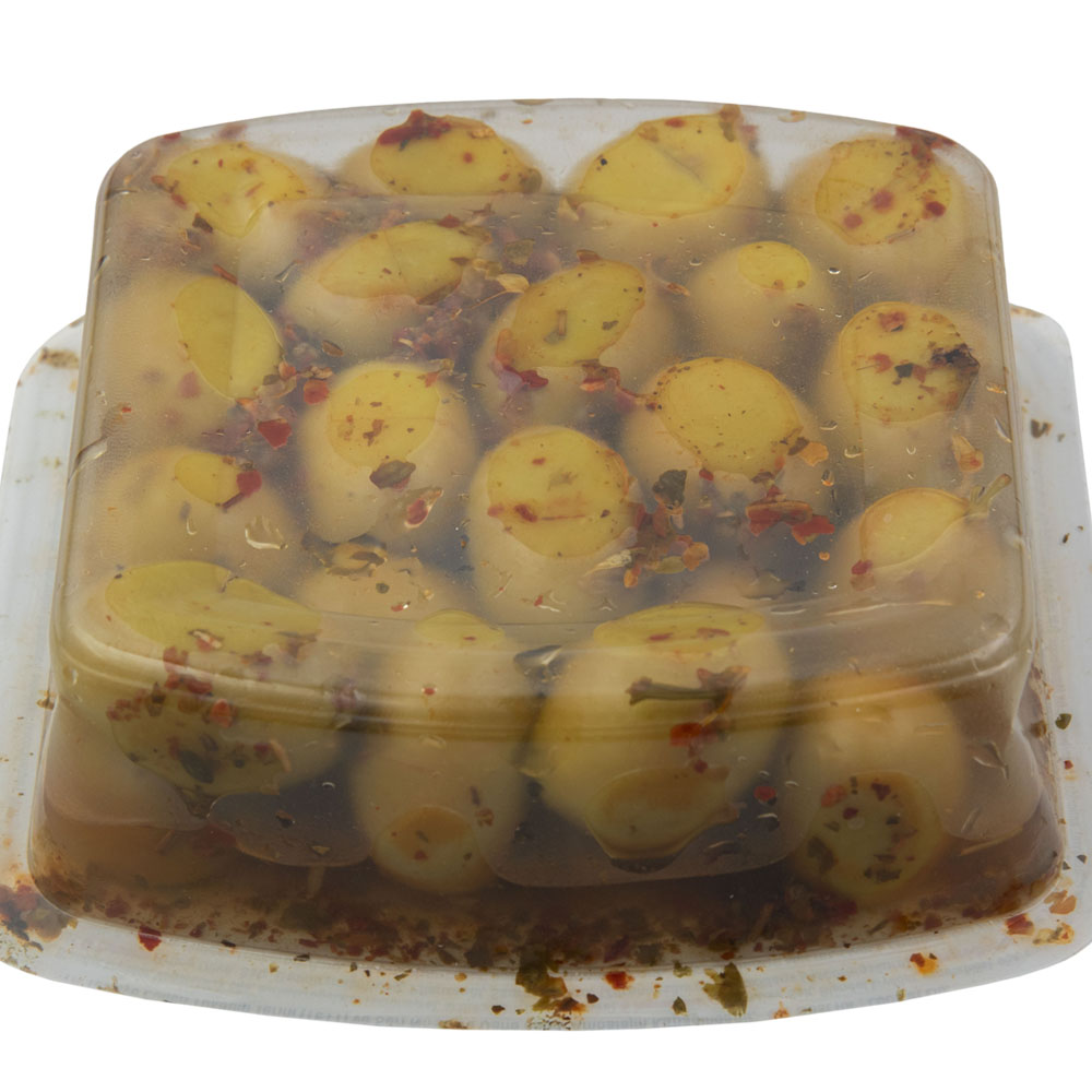 AGAOGLU Оливки колотые в соусе 170 гр калибровка 3XL (161-180 шт/кг), вакуумная упаковка
