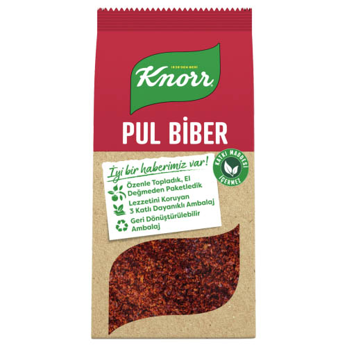Пул бибер 65 гр KNORR, красный перец крупно-молотый масляный, острый