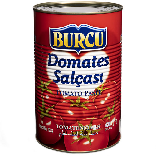 BURCU Томатная паста 4300 гр жестяная банка