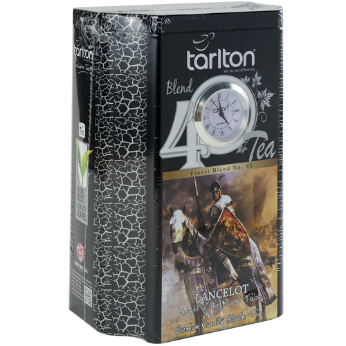 TARLTON 40 ж\б часы 200 гр черный чай "Ланцелот" (LANCELOT PREMIUM QUALITY BLACK TEA)