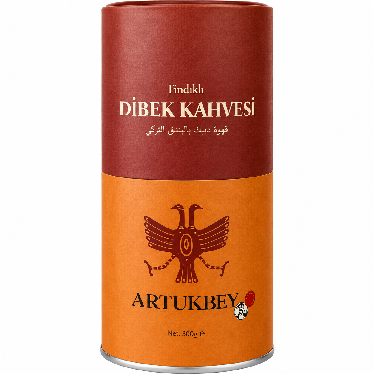 ARTUKBEY 300гр Турецкий кофе с фундуком, цилиндр