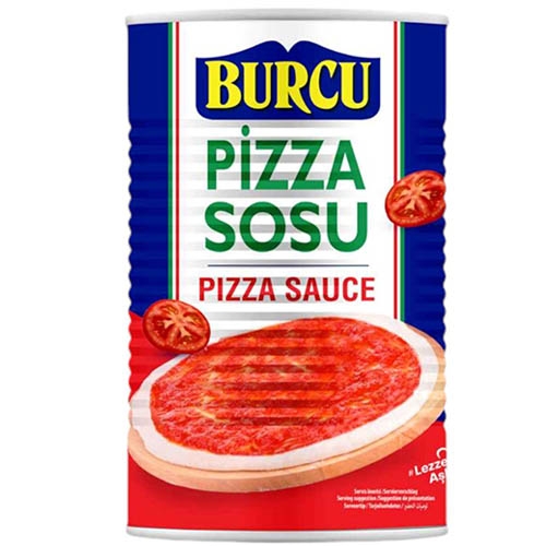 BURCU Соус для пиццы 2500 гр Брикс 14/16 жестяная банка (PIZZA SOSU TENEKE BRIX 14/16. 1/6)