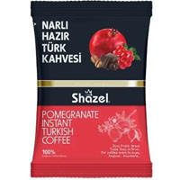 SHAZEL 100 гр растворимый Турецкий кофе с гранатом (NARLI HAZIR TURK KAHVESI 1/16*4)