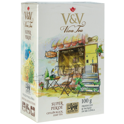 V&V VIVA TEA черный чай 100 SUPER PEKOE