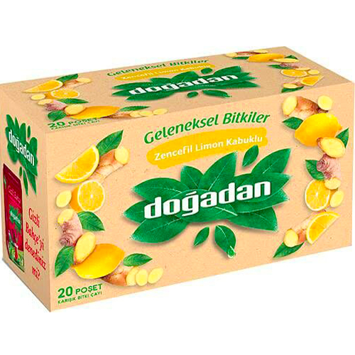 DOGADAN Имбирный чай с лимоном 18 пакетиков