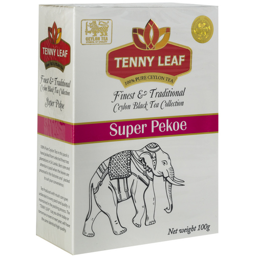 TENNY LIFE черный чай 100 гр Супер Пекое (CEYLON BLACK TEA COLLECTION SUPER PEKOE)
