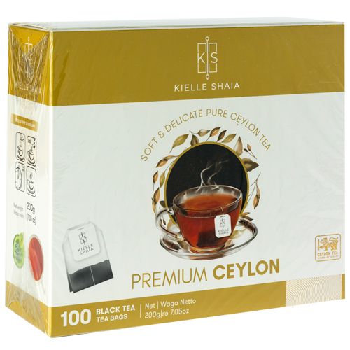 KIELLE SHALA черный чай в пакетиках 100 шт PREMIUM CEYLON