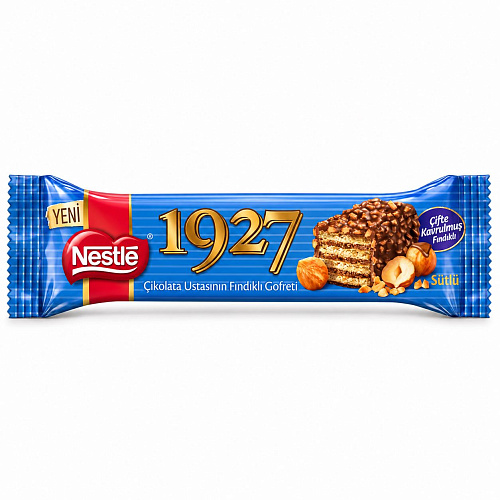 NESTLE Вафли 31 г "1927" в молочном шоколаде с лесными орехами