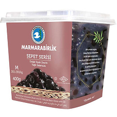 MARMARABIRLIK Серия SEPET, калибровка М, 400 гр, вяленые маслины