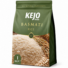 KEJO Рис селла басмати пропаренный длиннозерный 1 кг