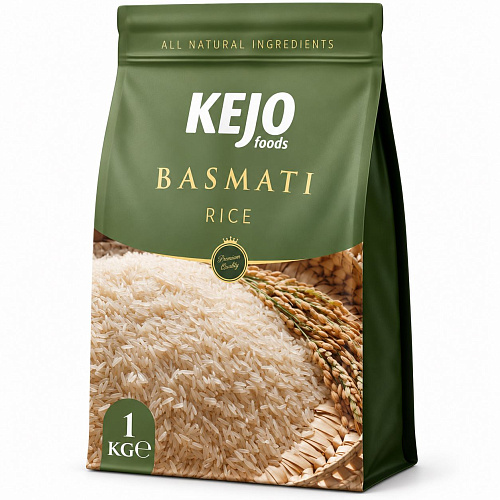 KEJO Рис селла басмати пропаренный длиннозерный 1 кг