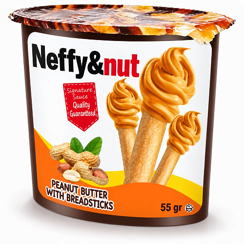 NEFFY NUT Хлебные палочки с арахисовой пастой 55 г