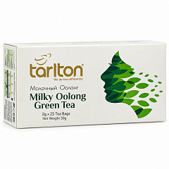 TARLTON 25 пакетиков. Зелёный чай "Молочный Улун" Цейлонский