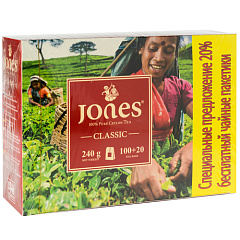 JONES черный чай в пакетиках 120 шт (Спец. Предложение)