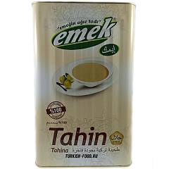 EMEK Кунжутная паста "Тахин" 19 кг (TAHIN TENEKE HOREKA 1/1)