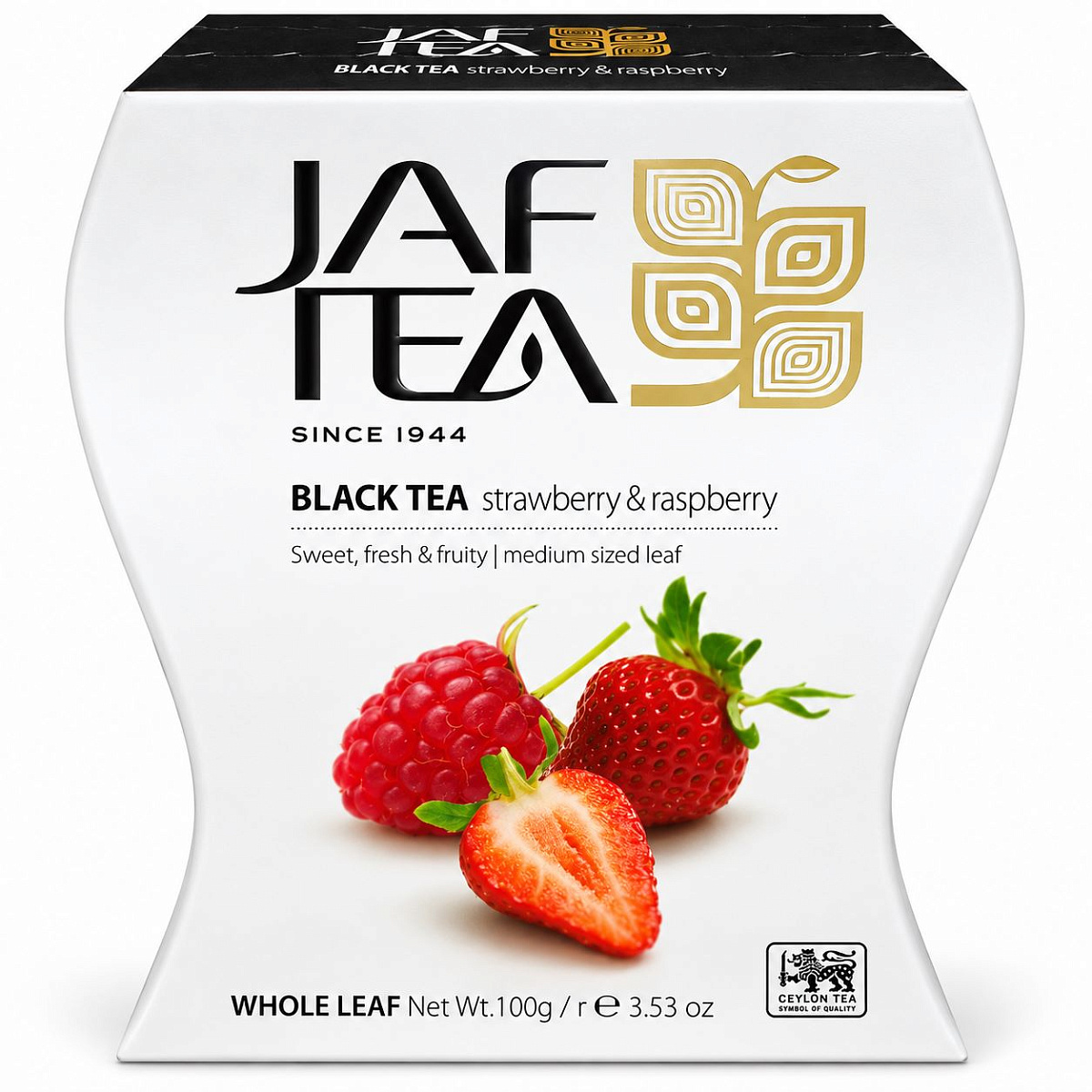 JAF TEA Чай чёрный Клубника малина 100 г