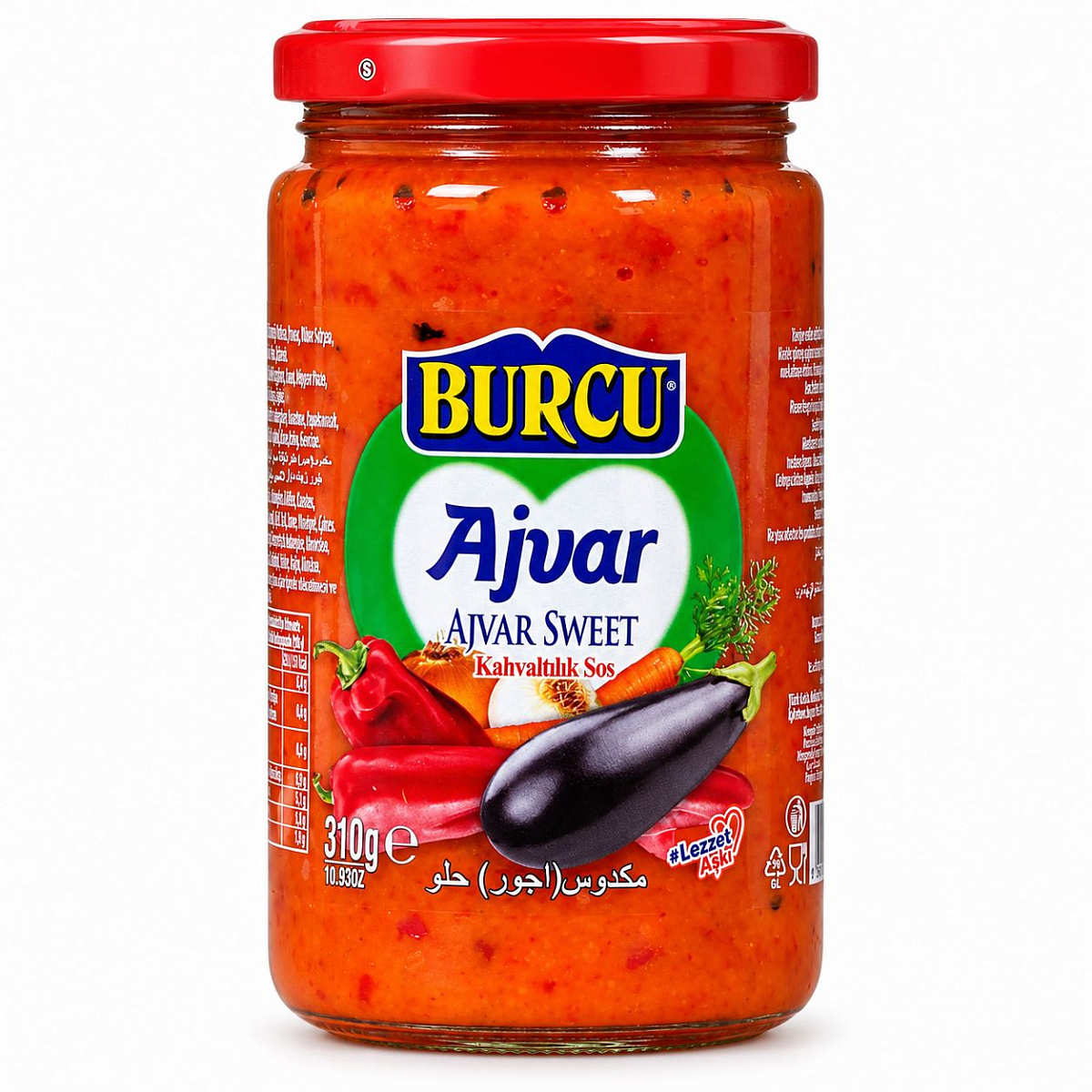 BURCU Балканский Соус для завтрака "Ажвар" не острый 310 гр