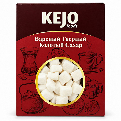 KEJO Сахар вареный колотый твердый 1 кг