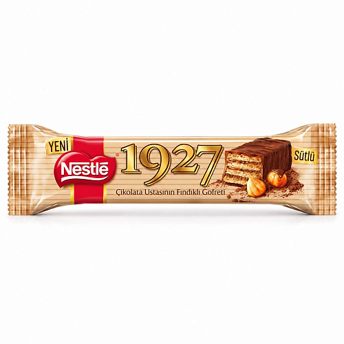 NESTLE Вафли 28 г "1927" в молочном шоколаде с ореховым кремом