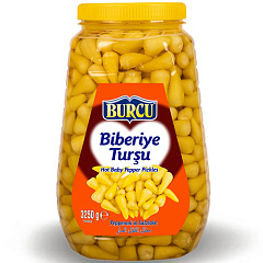BURCU Маринованные острые перцы "Биберие туршу" 3250 гр (BIBERIYE TURSUSU 1/4)