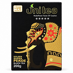 UNITEA 200 г Чёрный чай Золотое Супер Пекое