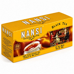 NANSI 25 пакетиков. Чёрный чай