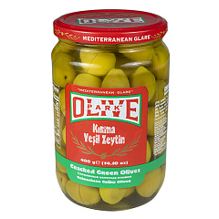 AGAOGLU OLIVE PARK 720 гр Оливки колотые, калибровка 3XL (161-180 шт/кг), стекло (KIRMA YESIL ZEYTIN CAM 1/6)