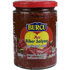 BURCU Перцовая паста 600 гр, острая