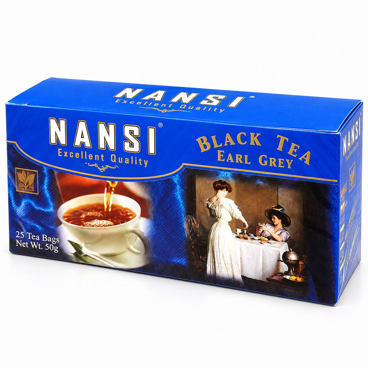 NANSI 25 пакетиков. Чёрный чай с бергамотом
