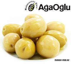 AGAOGLU Оливки коктейльные калибровка 6/7XL (101-120 шт/кг) 500 гр расфасовка (Гигант 101-120 шт/кг)