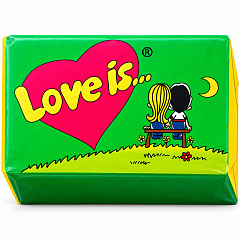 LOVE IS жевательная резинка Яблоко-Лимон 4.2 г
