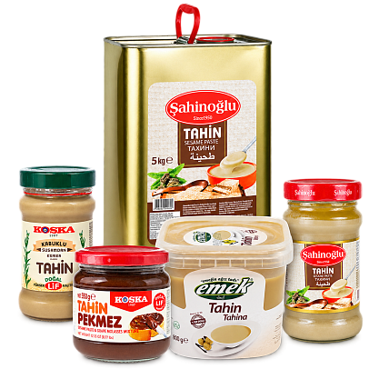Тахини — натуральная кунжутная паста с кунжутом