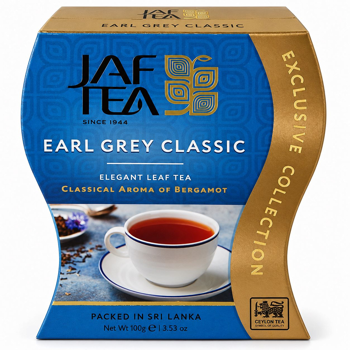 JAF TEA Чай чёрный с ароматом бергамота 100 г