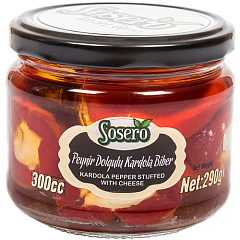 SOSERO Красный перец "Кардола" фаршированный сыром 290 гр